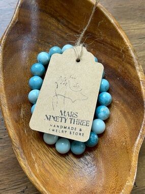 10MM LARIMAR BRACELET